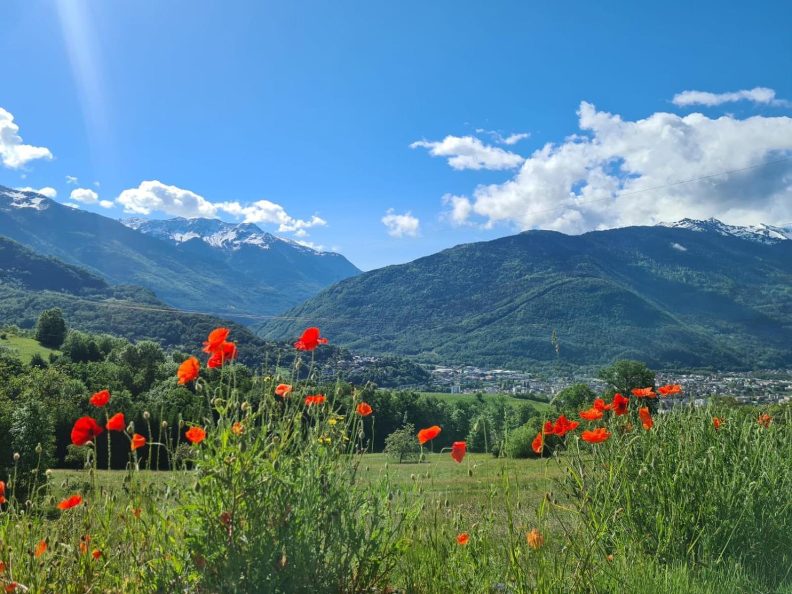 35M2 Hauts D'Albertville Terrasse Avec Vue Pallud Exterior foto